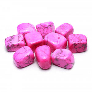 Howlite Pink Tumblestones (500g)