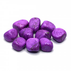 Howlite Purple Tumblestones (500g)