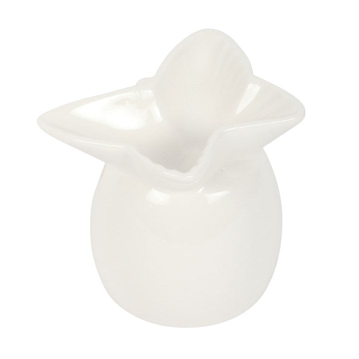 White Butterfly Ceramic Oil Burner