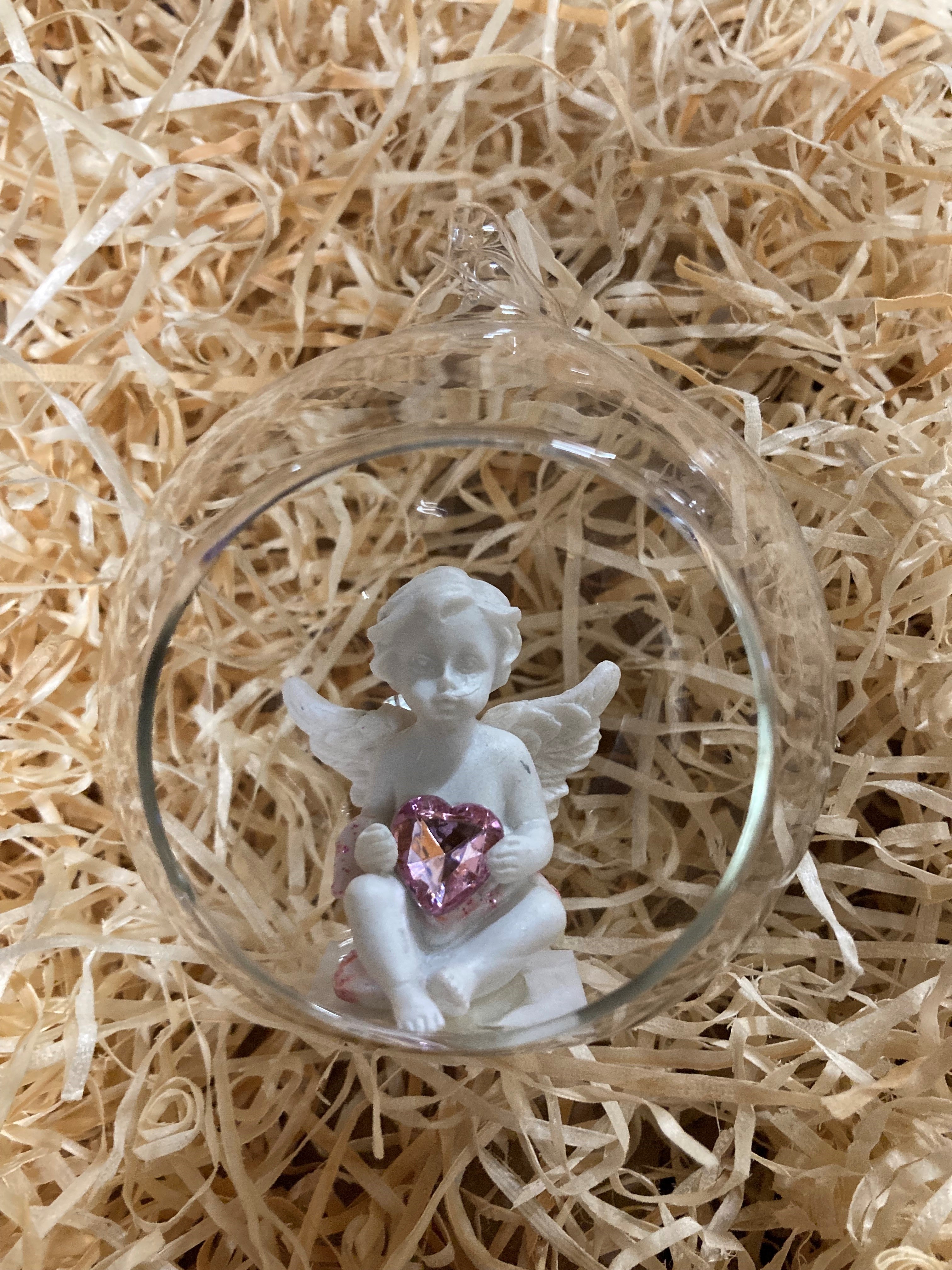Angel in Hanging Glass Ball