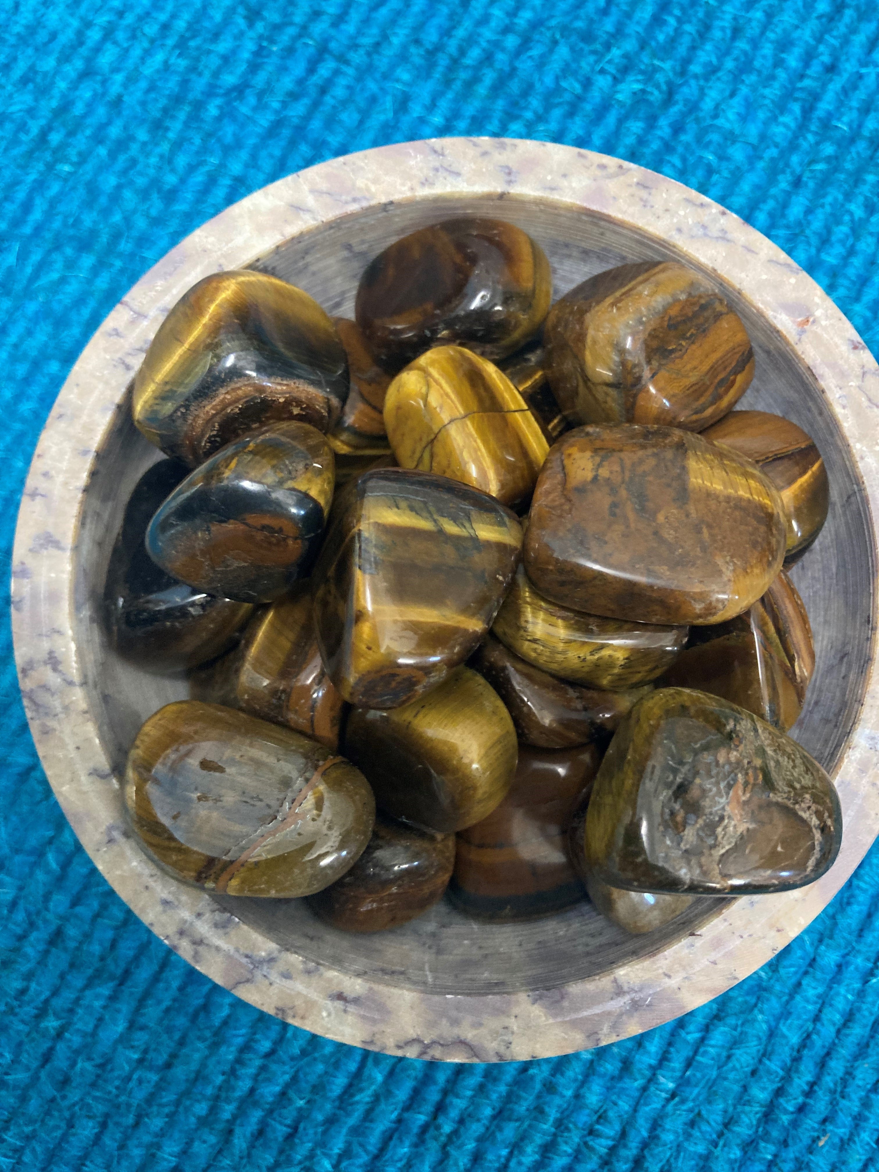 Tiger Eye Tumblestone (500g)