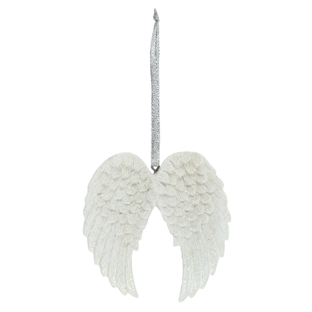 Double Glitter Angel Wings Hanging Decoration (24/48)