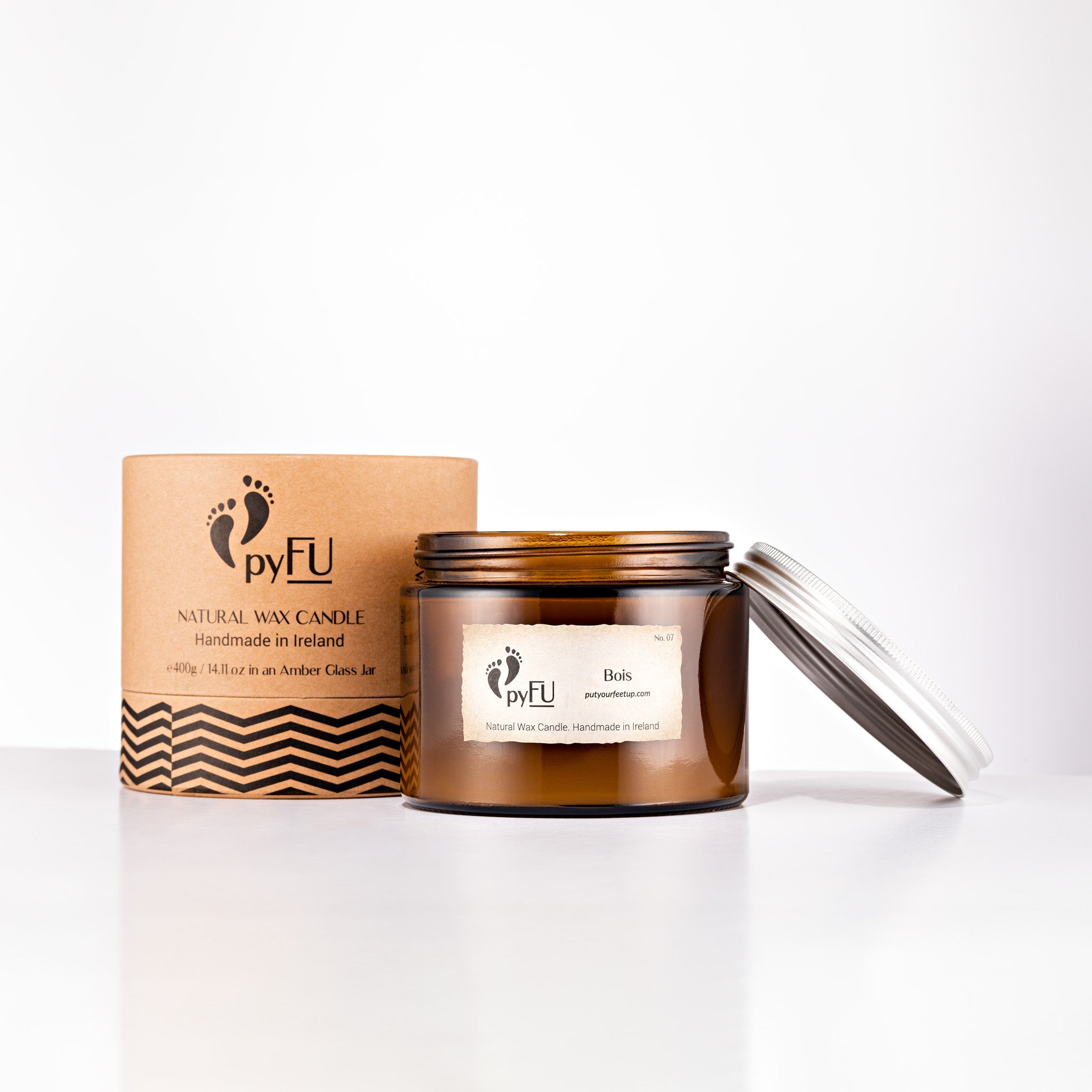 Natural Wax Candle - 07 Bois - pyFU