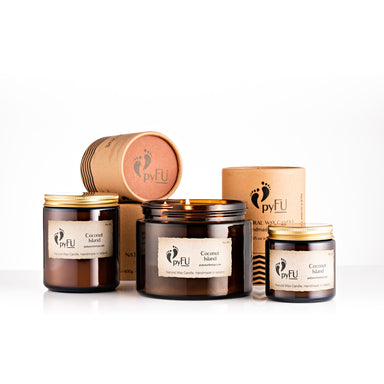 Natural Wax Candle - 06 Coconut Island - pyFU
