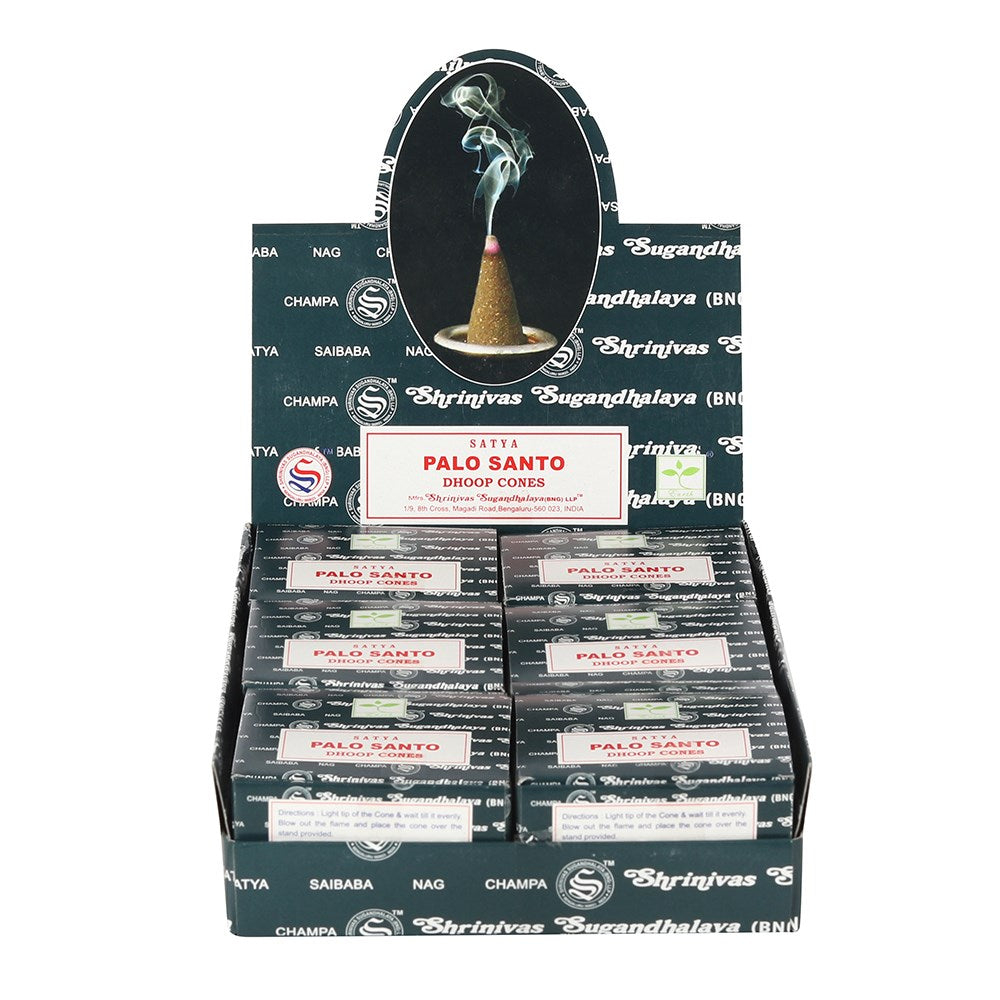 Satya Palo Santo Dhoop Cones (12 pack)