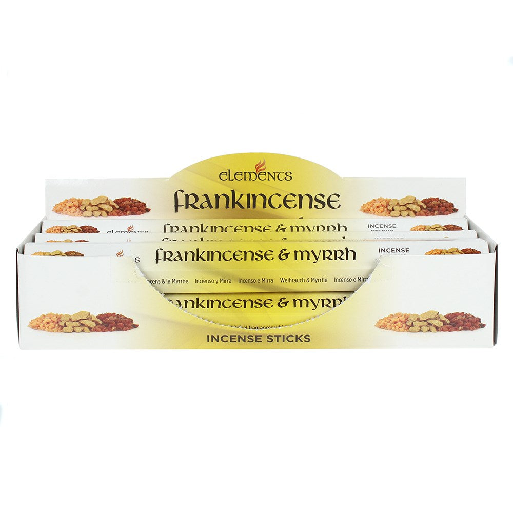 Elements Frankincense and Myrrh incense sticks (6 packs)