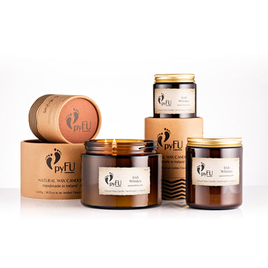 Natural Wax Candle - 01 Irish Whiskey - pyFU