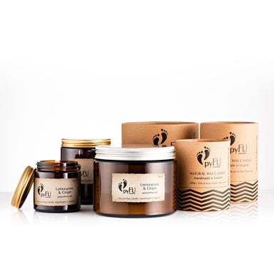 Natural Wax Candle - 03 Lemongrass & Ginger - pyFU